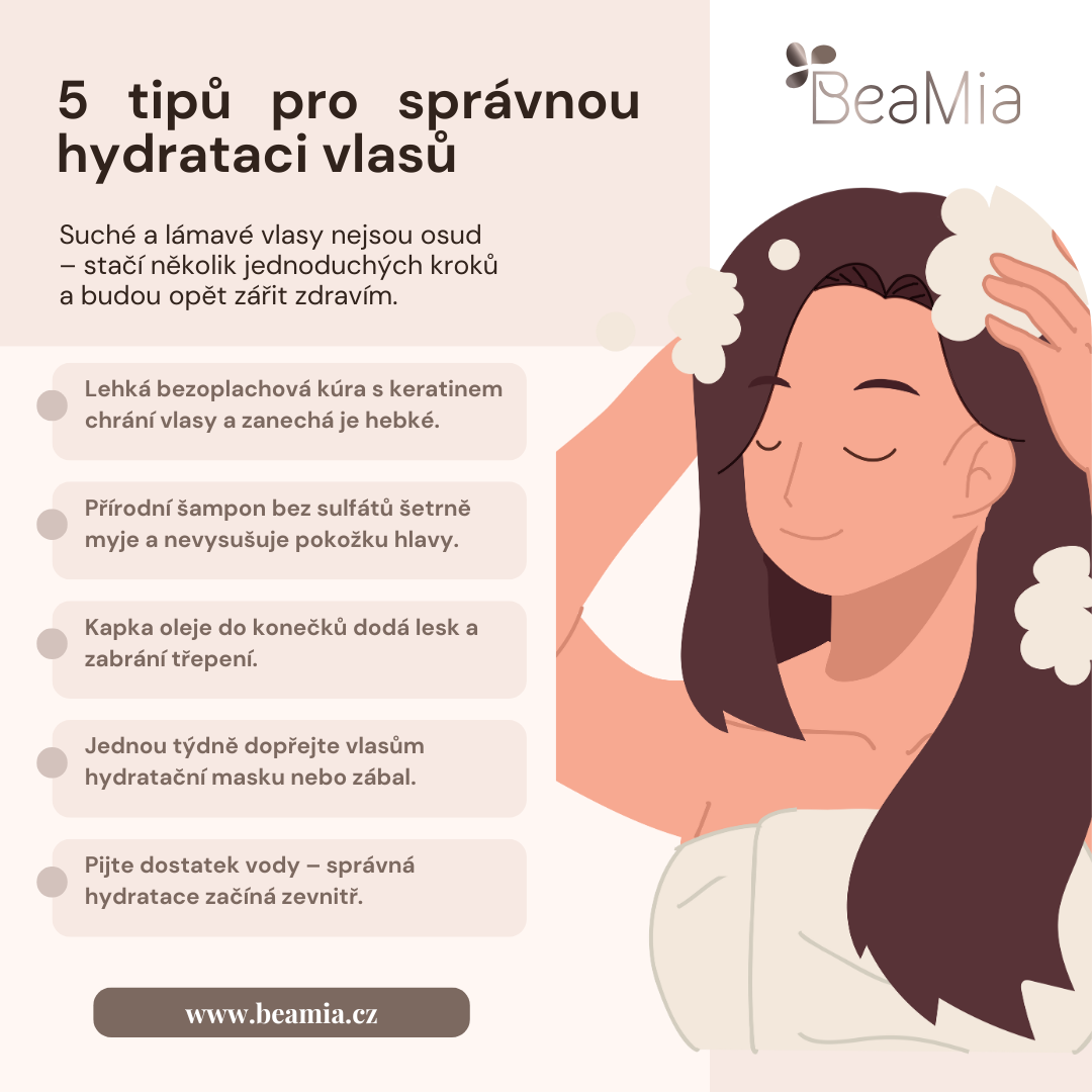 Infografika: Jak hydratovat vlasy?